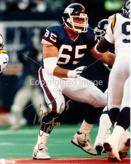 New York Giants Bart Steven Oates #65