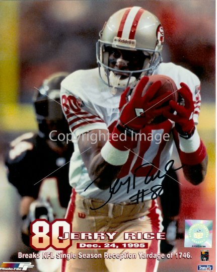 San Francisco 49ers JERRY RICE #80